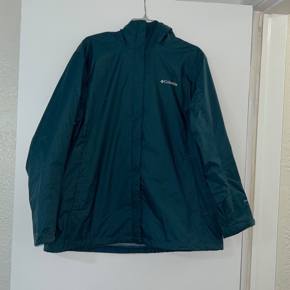 Columbia Women’s Arcadia II Rain Jacket in Everblue Size 1X - Picture 1 of 8